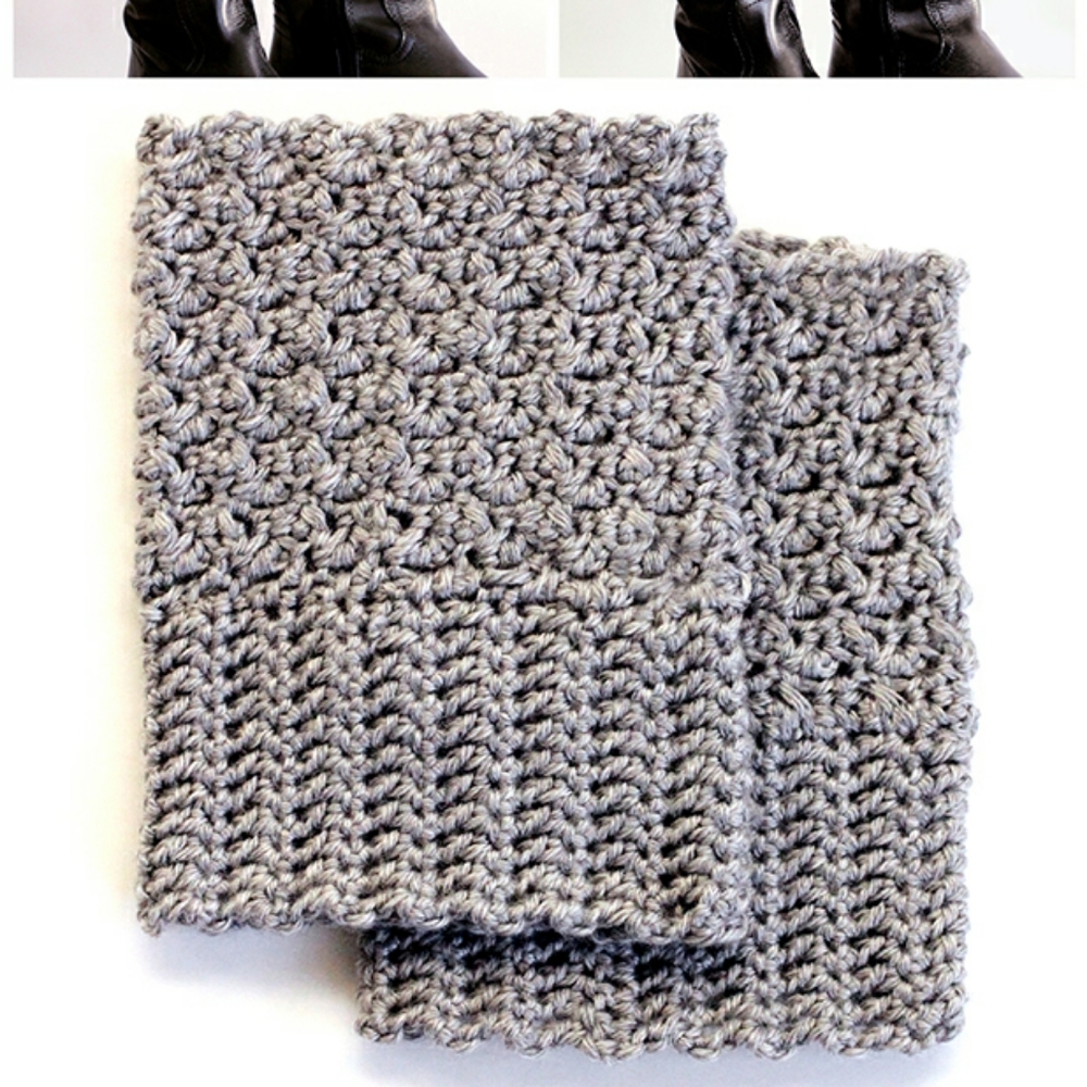 Handmade Reversable boot cuffs.